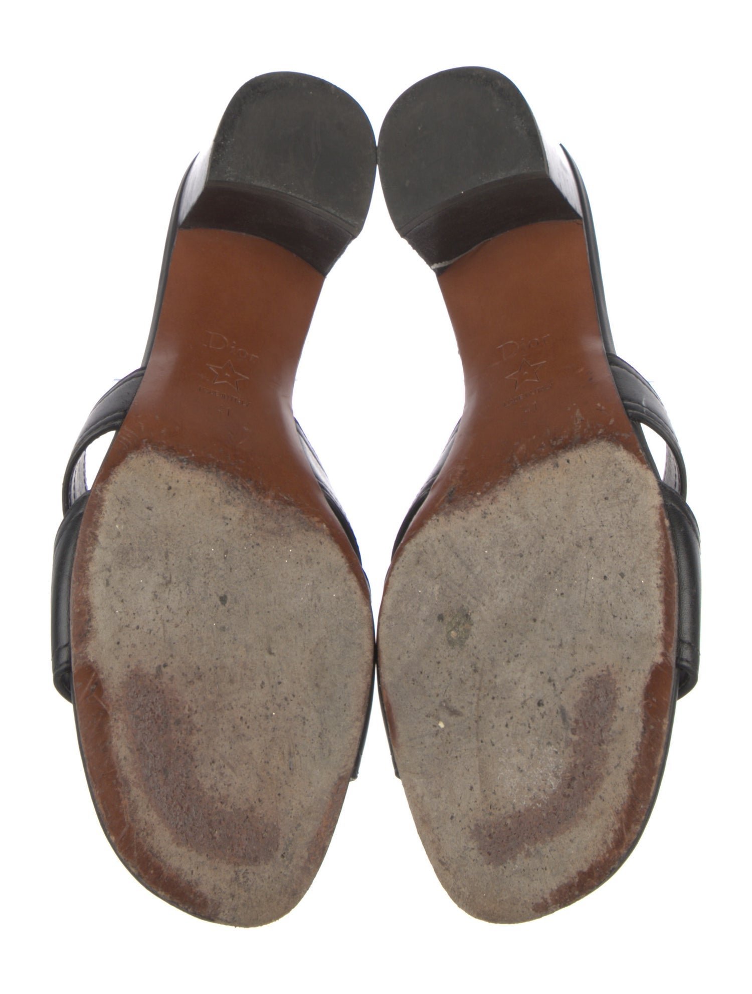 Christian Dior Leather Slides